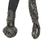 DURAFORCE 1"×30‘ Kinetic Recovery Tow Rope (34000lbs) Heavy Duty Energy Rope W/ 2 Shackles