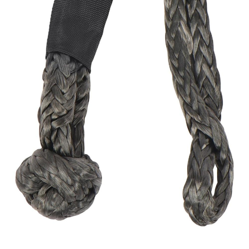 DURAFORCE 1"×30‘ Kinetic Recovery Tow Rope (34000lbs) Heavy Duty Energy Rope W/ 2 Shackles