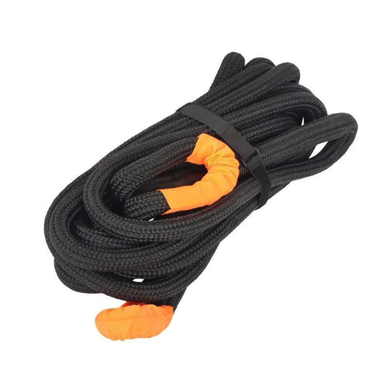 DURAFORCE 1"×30‘ Kinetic Recovery Tow Rope (34000lbs) Heavy Duty Energy Rope W/ 2 Shackles