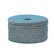 DURAFORCE 100 Pcs Blue 4.5" × 7/8" Zirconia Resin Fiber Grinding & Sanding Disc 36 Grit
