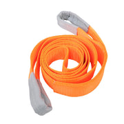DURAFORCE 2 Pack 25000 Pound Capacity 3" x 10 Ft Polyester Lifting Sling Straps - Orange