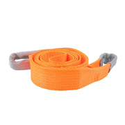 DURAFORCE 2 Pack 25000 Pound Capacity 3" x 10 Ft Polyester Lifting Sling Straps - Orange