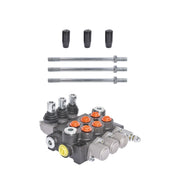 DURAFORCE Hydraulic Control 3 Spool Valve Double Acting 13 GPM 3600 PSI SAE Ports