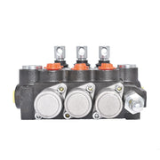 DURAFORCE Hydraulic Control 3 Spool Valve Double Acting 13 GPM 3600 PSI SAE Ports