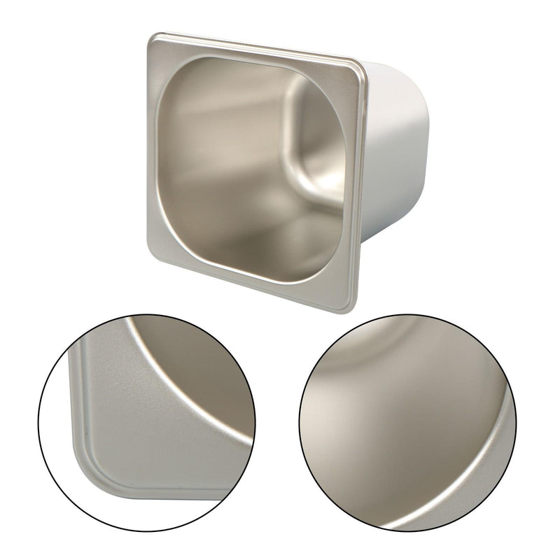 DURAFORCE 6 Pack Stainless Steam Hotel Pans 1/6 Size 6 Inch Deep With Lids