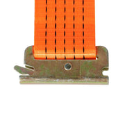 DURAFORCE 8 Pack E-Track Ratchet Straps 2 "x 20' 4000 lb Orange Heavy Duty Tie Downs USA