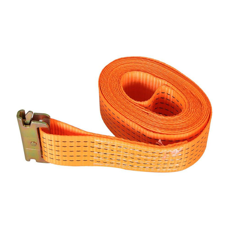 DURAFORCE 8 Pack E-Track Ratchet Straps 2 "x 20' 4000 lb Orange Heavy Duty Tie Downs USA