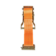 DURAFORCE 8 Pack E-Track Ratchet Straps 2 "x 20' 4000 lb Orange Heavy Duty Tie Downs USA