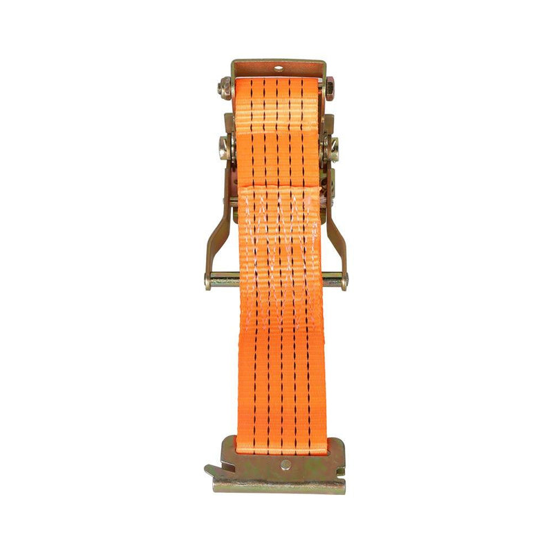 DURAFORCE 8 Pack E-Track Ratchet Straps 2 "x 20' 4000 lb Orange Heavy Duty Tie Downs USA