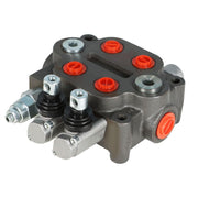 DURAFORCE 2 Spool Hydraulic Directional Control Valve 25 GPM 3000PSI BSPP