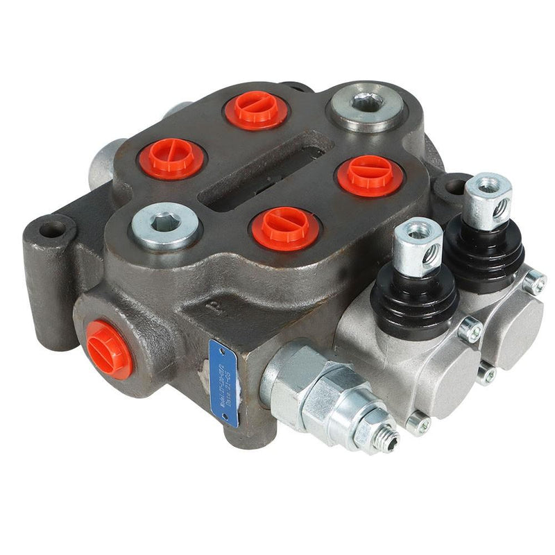 DURAFORCE 2 Spool Hydraulic Directional Control Valve 25 GPM, 3000 PSI, BSPP