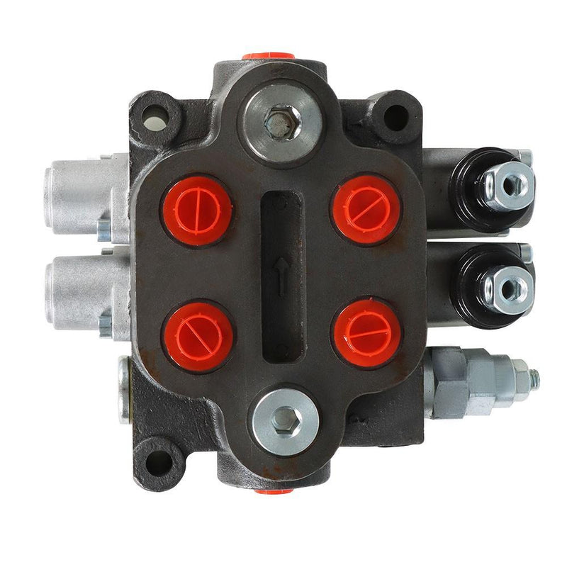 DURAFORCE 2 Spool Hydraulic Directional Control Valve 25 GPM, 3000 PSI, BSPP