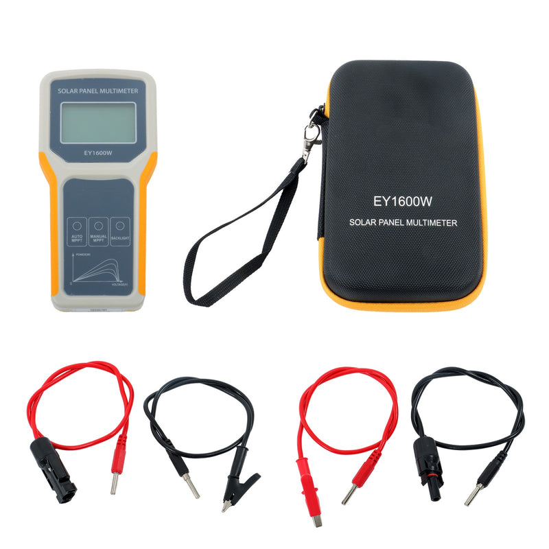 DURAFORCE MPPT Solar Photovoltaic Panel Multimeter Tester LCD Digital Display 1600W