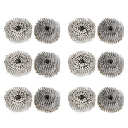 DURAFORCE Siding Nail 2” × .09” 15 Degree 3600 Pcs Ring Shank Stainless Steel Wire Coil