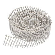DURAFORCE Siding Nail 2” × .09” 15 Degree 3600 Pcs Ring Shank Stainless Steel Wire Coil