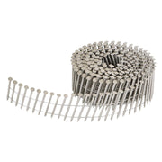 DURAFORCE Siding Nail 2” × .09” 15 Degree 3600 Pcs Ring Shank Stainless Steel Wire Coil