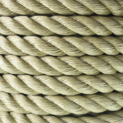 DURAFORCE PP 1"×100' Manila Rope 3 Strand Twisted Rope Arborist Bull Rope Rope