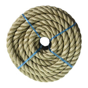 DURAFORCE PP 1"×100' Manila Rope 3 Strand Twisted Rope Arborist Bull Rope Rope