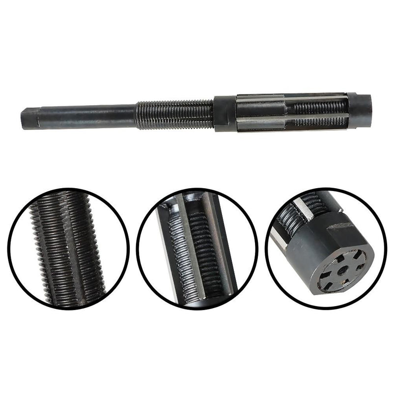 DURAFORCE 11 pcs Adjustable Hand Reamer Set H4 to H14 A-K Size 15/32 inch to 1.1/2 inch