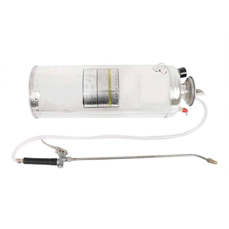 DURAFORCE 14L Garden Sprayer 3.5 Gallon Portable Stainless Steel Hand Pump Pressure Spray