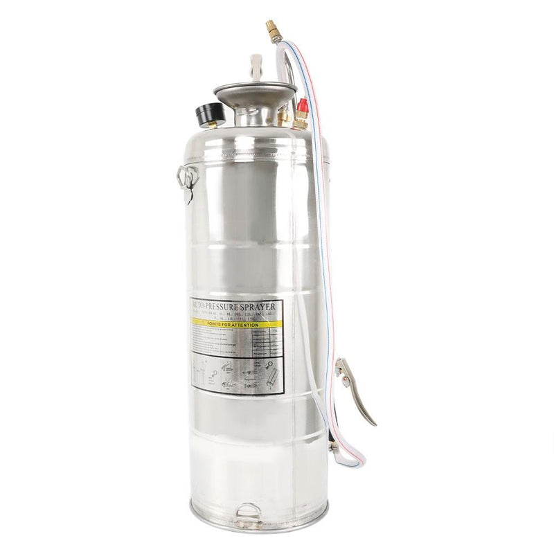 DURAFORCE 14L Garden Sprayer 3.5 Gallon Portable Stainless Steel Hand Pump Pressure Spray