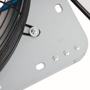 DURAFORCE 16 Inch Shutter Exhaust Fan High Speed Wall Mounted Automatic Aluminum Attic Fan