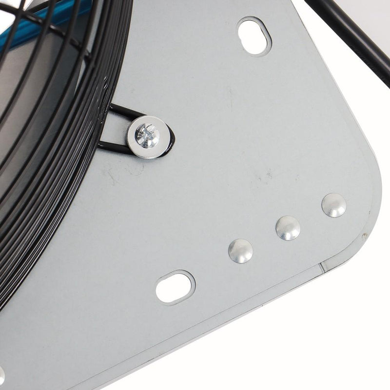 DURAFORCE 16 Inch Shutter Exhaust Fan High Speed Wall Mounted Automatic Aluminum Attic Fan