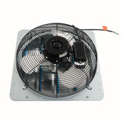 DURAFORCE 16 Inch Shutter Exhaust Fan High Speed Wall Mounted Automatic Aluminum Attic Fan