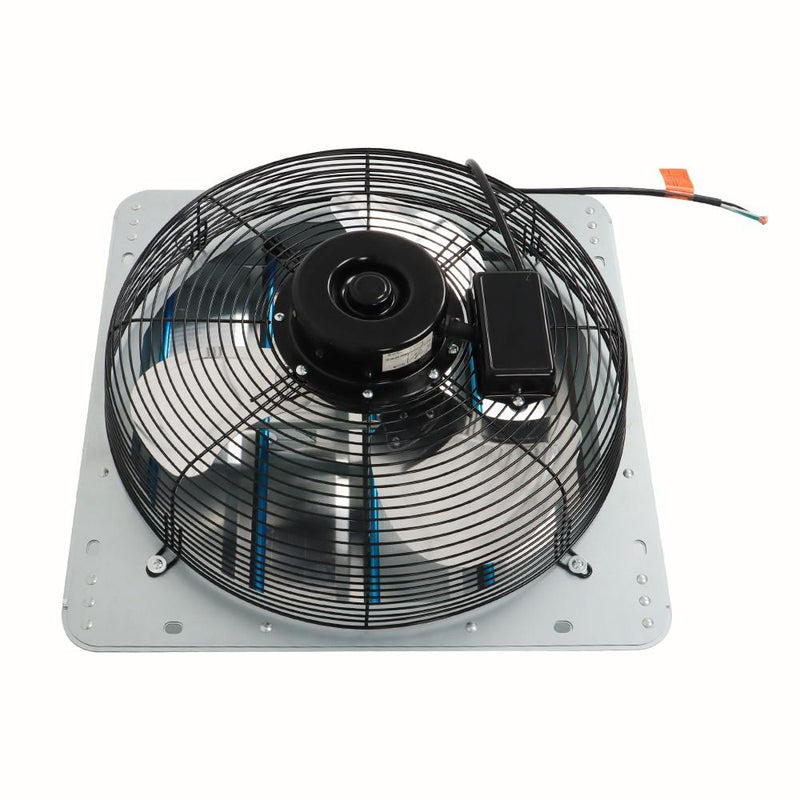 DURAFORCE 16 Inch Shutter Exhaust Fan High Speed Wall Mounted Automatic Aluminum Attic Fan