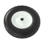 DURAFORCE 2 Pack 4.80/4.00-8 Flat Free Tire And Wheel -16" Solid Tire 5/8" Axle Bore Hole