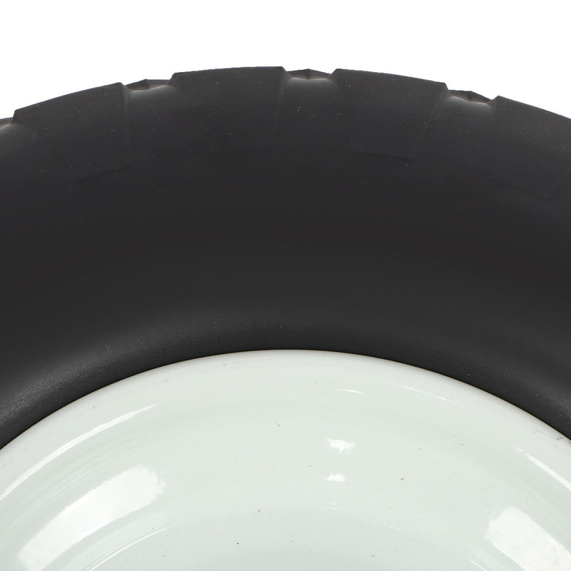 DURAFORCE 2 Pack 4.80/4.00-8 Flat Free Tire And Wheel -16" Solid Tire 5/8" Axle Bore Hole