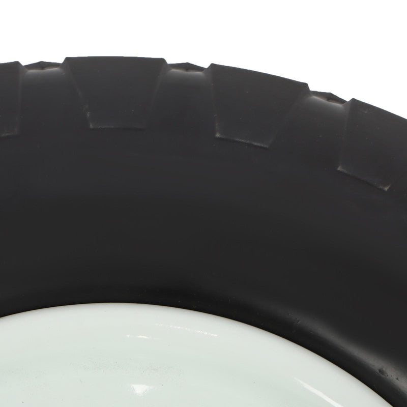 DURAFORCE 2 Pack 4.80/4.00-8 Flat Free Tire And Wheel -16" Solid Tire 5/8" Axle Bore Hole