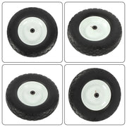 DURAFORCE 2 Pack 4.80/4.00-8 Flat Free Tire And Wheel -16" Solid Tire 5/8" Axle Bore Hole