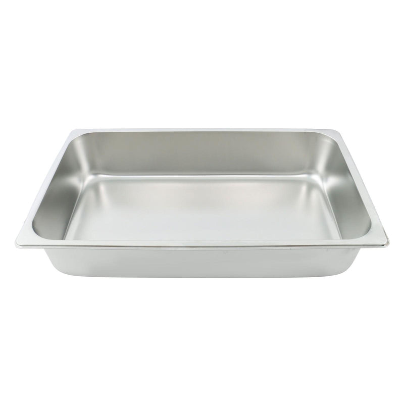 DURAFORCE Commercial-Grade 3.7" Deep Steam Table Pans, Set of 4 with Tight Seal Lids
