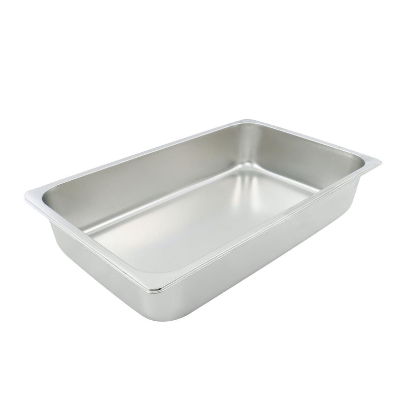 DURAFORCE Commercial-Grade 3.7" Deep Steam Table Pans, Set of 4 with Tight Seal Lids