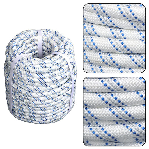 DURAFORCE 1/2" x 120' Double Braid Polyester Arborist Bull Rope Rigging Rope Tree Rope