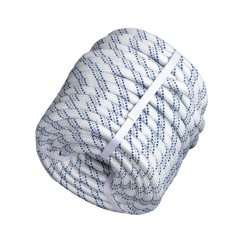DURAFORCE 1/2" x 120' Double Braid Polyester Arborist Bull Rope Rigging Rope Tree Rope