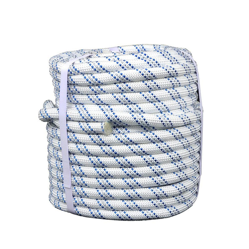 DURAFORCE 1/2" x 120' Double Braid Polyester Arborist Bull Rope Rigging Rope Tree Rope
