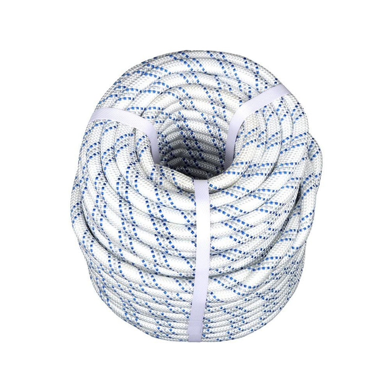 DURAFORCE 1/2" x 120' Double Braid Polyester Arborist Bull Rope Rigging Rope Tree Rope