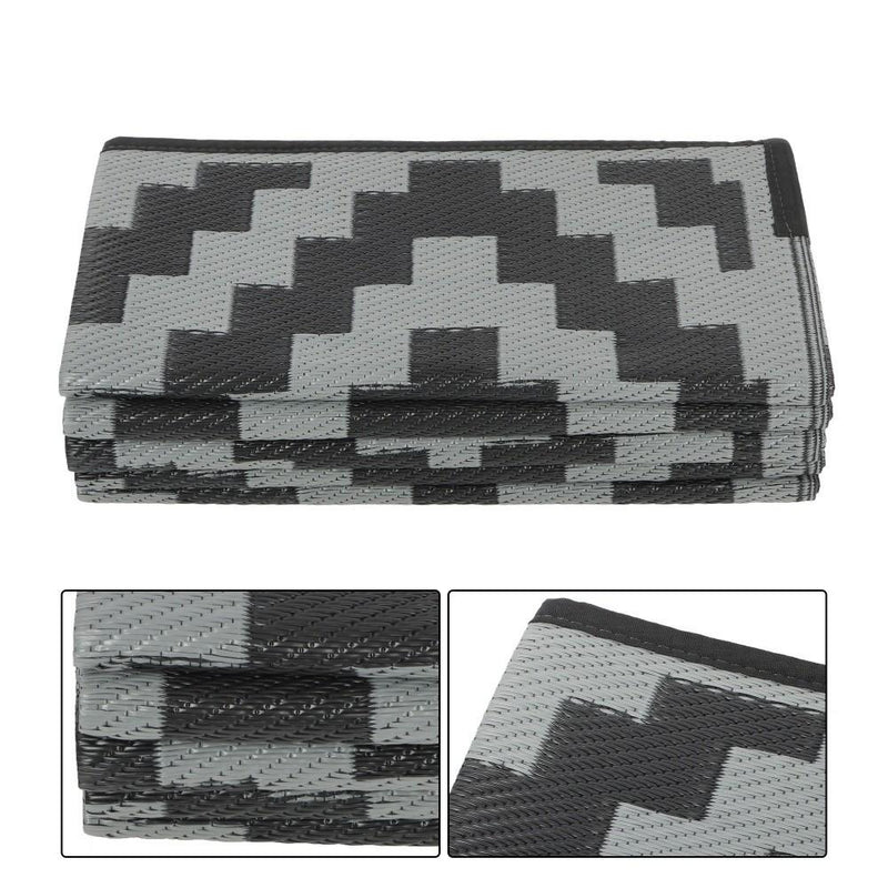 DURAFORCE 8x10 ft Waterproof Outdoor Rug Outdoor Plastic Straw Rug For Camping RV Deck