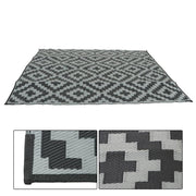 DURAFORCE 8x10 ft Waterproof Outdoor Rug Outdoor Plastic Straw Rug For Camping RV Deck