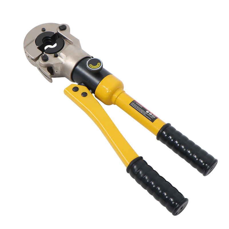 DURAFORCE 8Mt Hydraulic Clamp Copper Tube Crimper Kit w/ H16 TH20 TH26 TH32 Crimping Dies