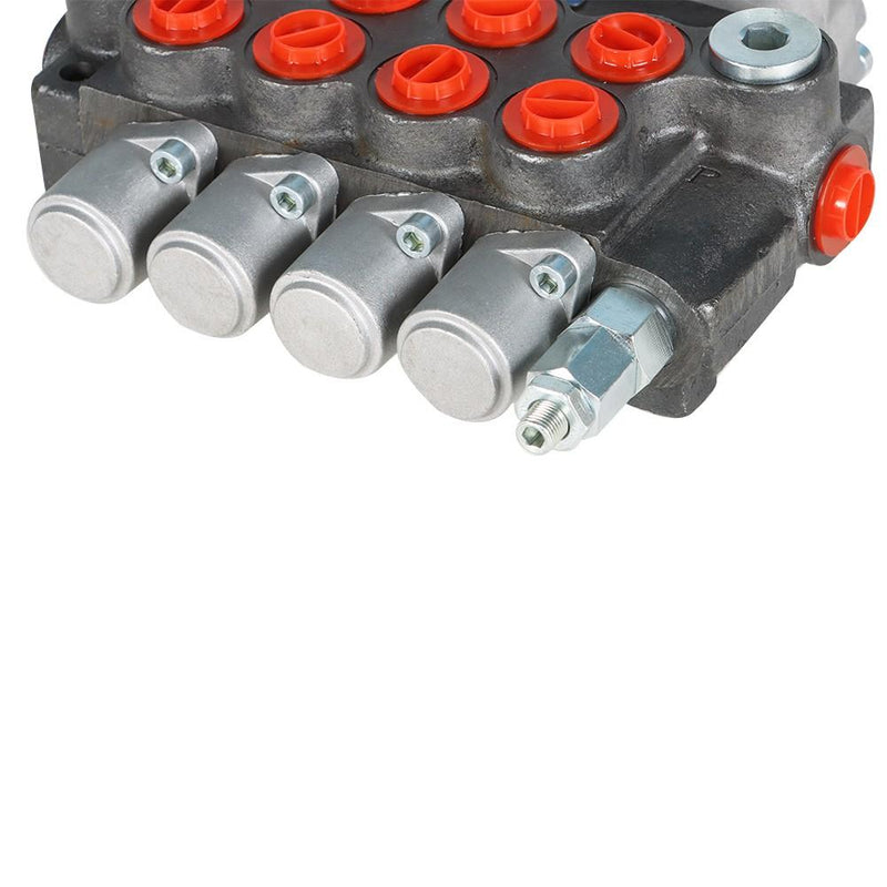 DURAFORCE 4 Spool BSPP 11GPM Hydraulic Directional Control Valve Double Acting Cylinder