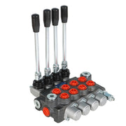 DURAFORCE 4 Spool BSPP 11GPM Hydraulic Directional Control Valve Double Acting Cylinder