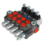 DURAFORCE 4 Spool BSPP 11GPM Hydraulic Directional Control Valve Double Acting Cylinder