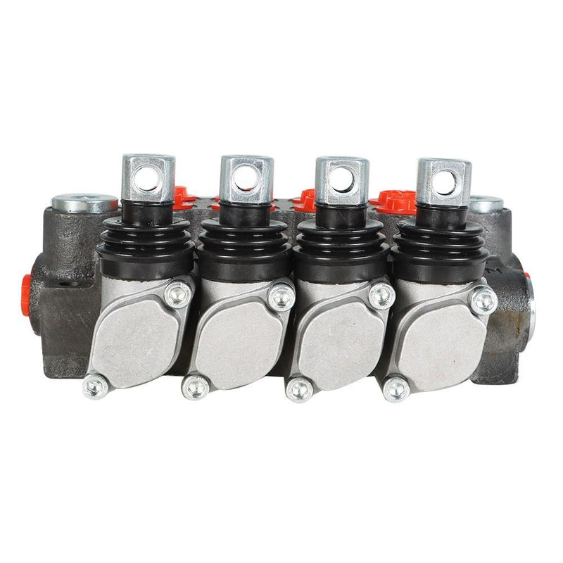 DURAFORCE 4 Spool BSPP 11GPM Hydraulic Directional Control Valve Double Acting Cylinder