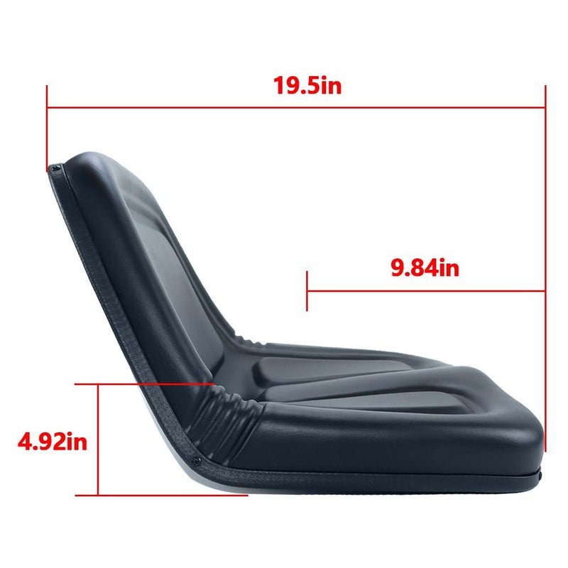 DURAFORCE TM333BL Lawn Mower Michigan Style Universal Replacement Tractor Seat