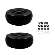 DURAFORCE 2Pcs 11x4.00-5 Tire & Wheel 3/4" Axle Hole For Zero Turn Lawn Mower Smooth Tread