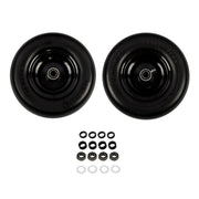 DURAFORCE 2Pcs 11x4.00-5 Tire & Wheel 3/4" Axle Hole For Zero Turn Lawn Mower Smooth Tread