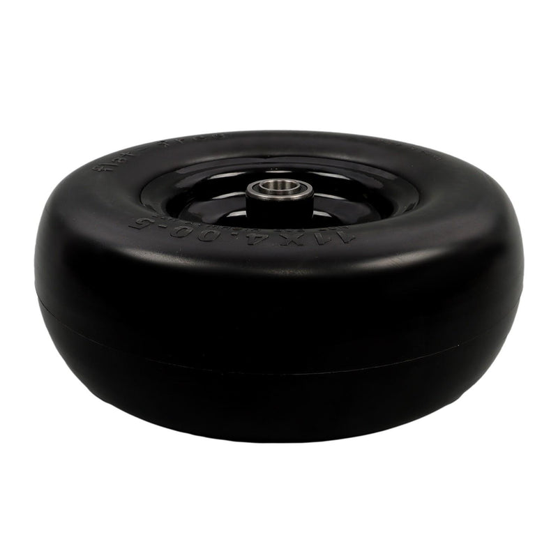 DURAFORCE 2Pcs 11x4.00-5 Tire & Wheel 3/4" Axle Hole For Zero Turn Lawn Mower Smooth Tread
